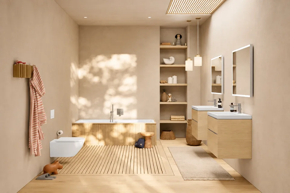 Villeroy & Boch Subway 3.0 в интерьере — адаптация света и окружения по официальному фото